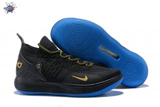 Meilleures Nike KD XI 11 Noir Or Bleu