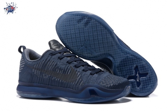 Meilleures Nike Kobe X 10 Elite Low Ftb "Black Mamba" Marine