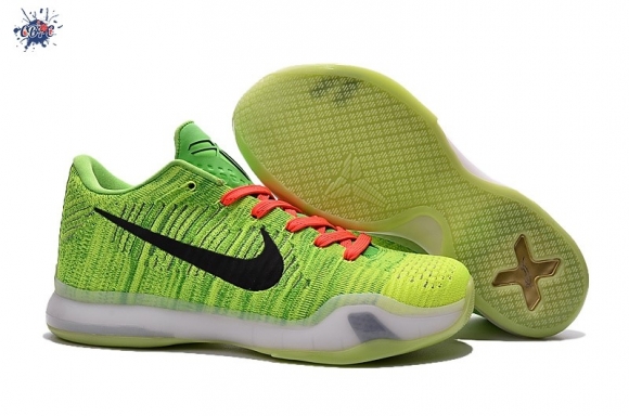 Meilleures Nike Kobe X 10 Elite Low "Grinch" Volt Vert