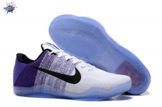 Meilleures Nike Kobe XI 11 Blanc Pourpre