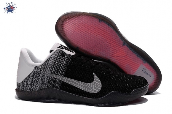 Meilleures Nike Kobe XI 11 Rouge Noir Blanc