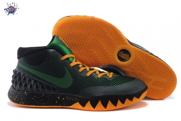 Meilleures Nike Kyrie Irving I 1 Noir Vert Orange