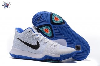 Meilleures Nike Kyrie Irving III 3 Blanc Noir Bleu