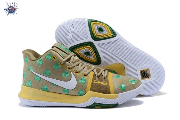 Meilleures Nike Kyrie Irving III 3 "Luck" Or Vert