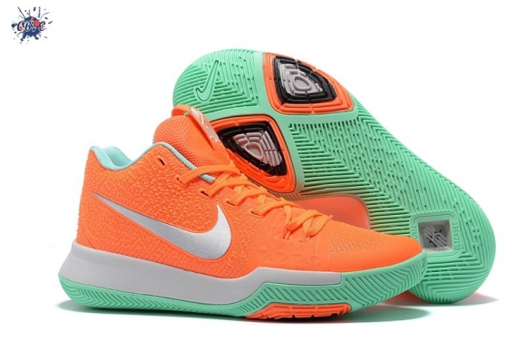 Meilleures Nike Kyrie Irving III 3 Orange Menthe Argent