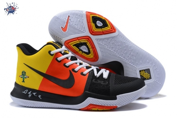 Meilleures Nike Kyrie Irving III 3 "Rayguns" Noir Jaune Orange