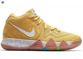 Meilleures Nike Kyrie Irving IV 4 "Cinnamon Toast Crunch" Métallique Or Blanc