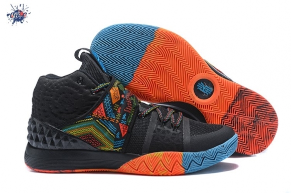 Meilleures Nike Kyrie S1 Hybrid Noir Bleu Orange