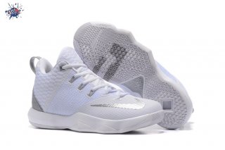 Meilleures Nike Lebron Ambassador IX 9 Blanc Métallique Argent