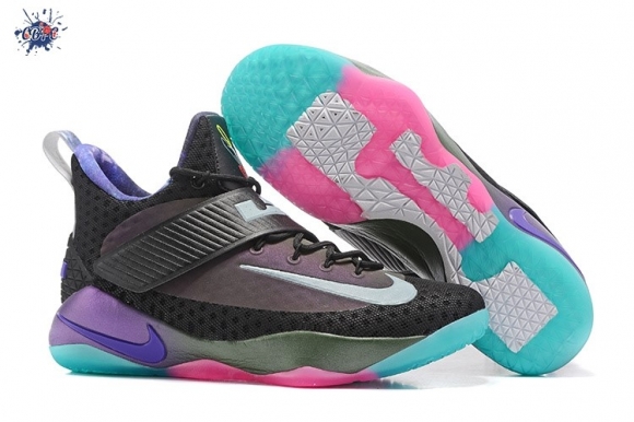 Meilleures Nike Lebron Ambassador X 10 Noir Rose Bleu Pourpre