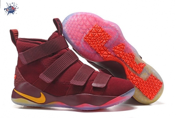 Meilleures Nike Lebron Soldier XI 11 "Cavs" Rouge Jaune