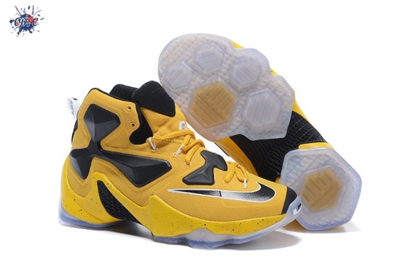 Meilleures Nike Lebron XIII 13 Jaune Noir