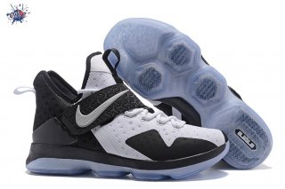 Meilleures Nike Lebron XIV 14 Blanc Noir Argent