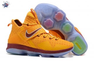 Meilleures Nike Lebron XIV 14 Orange Rouge