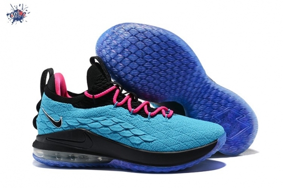 Meilleures Nike Lebron XV 15 Low "South Beach" Bleu Rose