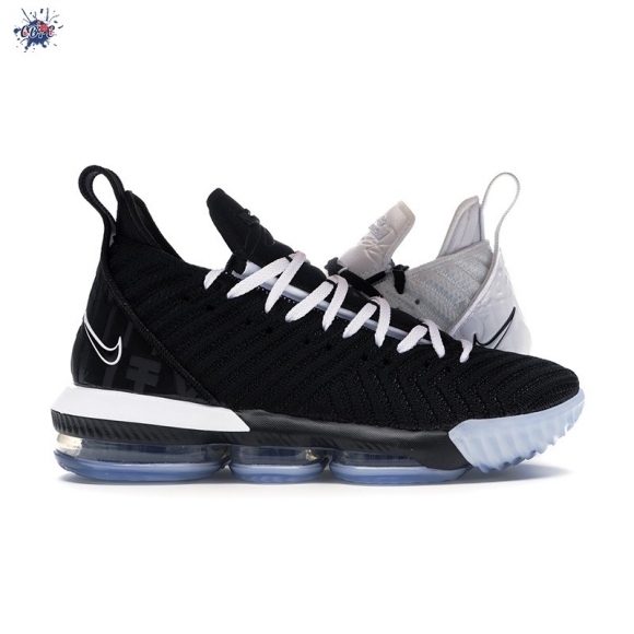 Meilleures Nike Lebron XVI 16 "Equality" Home Noir Blanc (bq5969-100)