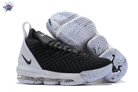 Meilleures Nike Lebron XVI 16 Noir Blanc