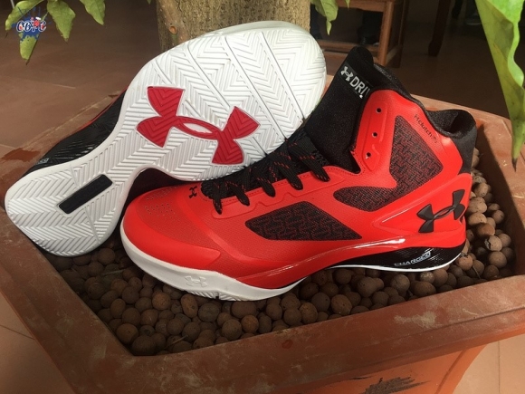 Meilleures Under Armour Clutchfit Drive 2 Rouge Noir Blanc