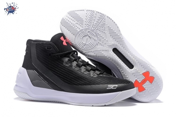 Meilleures Under Armour Curry 3 Noir Rose Blanc