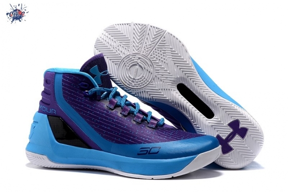 Meilleures Under Armour Curry 3 Pourpre Bleu