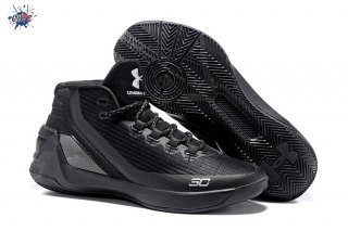 Meilleures Under Armour Curry 3 Tout Noir