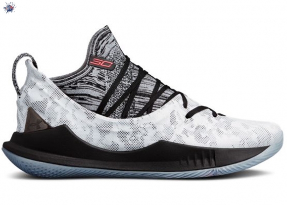 Meilleures Under Armour Curry 5 "Chef Curry" Blanc Noir (3020657-108)