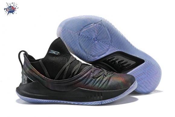 Meilleures Under Armour Curry 5 Low Noir