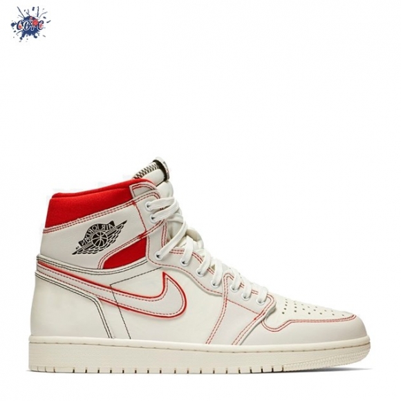 Meilleures Air Jordan 1 High Og "Phantom" Bianco Rouge (555088-160)