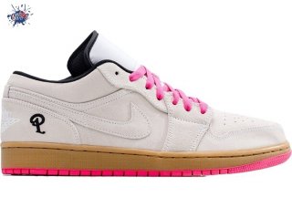 Meilleures Air Jordan 1 Low Sneaker Politics Bianco Rose (CQ3587-119)