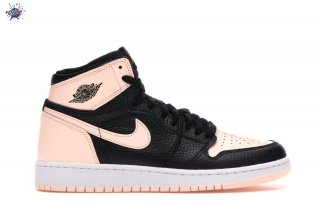 Meilleures Air Jordan 1 Retro High (GS) Noir Rose (575441-081)