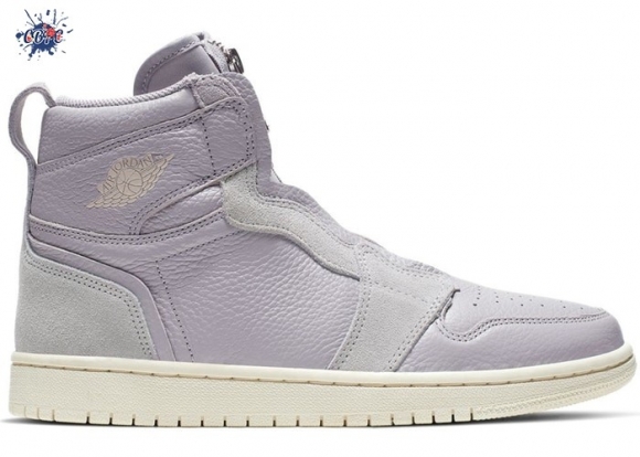 Meilleures Air Jordan 1 Woman Retro High Zip Gris (AQ3742-002)