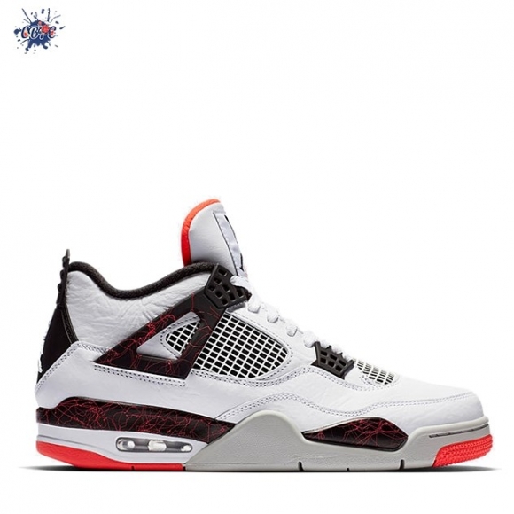 Meilleures Air Jordan 4 "Pale Citron" Bianco Rouge (308497-116)