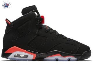 Meilleures Air Jordan 6 (GS) Retro Infrared 2019 Noir (384665-060)