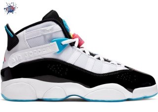 Meilleures Air Jordan 6 Rings (GS) South Beach Blanc (CK0025-100)