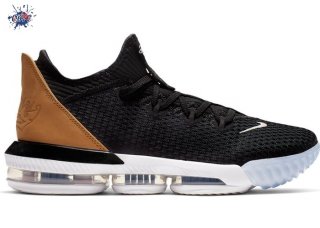 Meilleures Nike Lebron XVI 16 Low Noir Wheat "Soundtrack" Noir (CI2668-001)