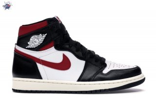 Meilleures Air Jordan 1 High Retro Noir Rouge (555088-061)