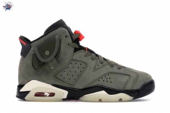 Meilleures Air Jordan 6 Retro (GS) "Travis Scott" Olive (CN1085-200)