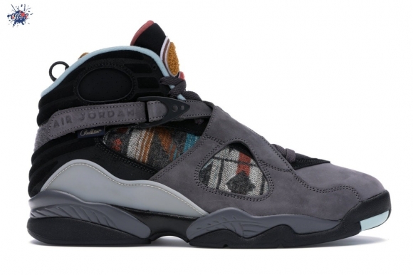 Meilleures Air Jordan 8 Retro N7 (2019) Gris (CQ9601-001)