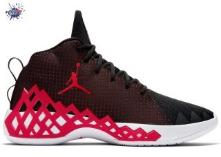 Meilleures Air Jordan Jumpman Mid Diamant Noir Rouge (CI1204-006)