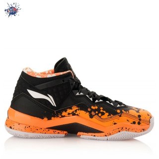 Meilleures Li Ning Way Of Wade 3 "Orange Drip" Noir Orange (ABAJ013-WU)