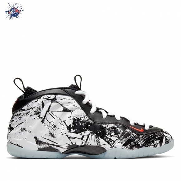 Meilleures Nike Air Foamposite One (PS) "Shattered Backboard" Blanc Noir (723946-011)