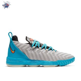 Meilleures Nike Lebron XVI 16 (PS) "Tropical Beach" Bleu Gris (AQ2467-076)