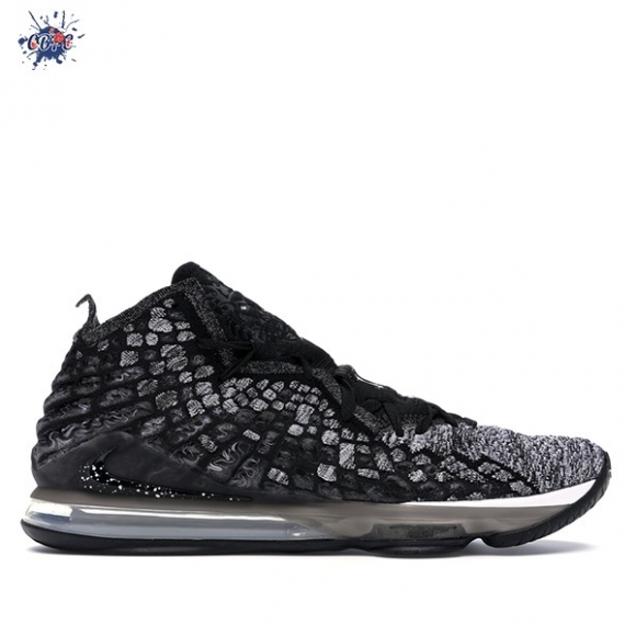 Meilleures Nike Lebron XVII 17 Noir Blanc (BQ3177-002)