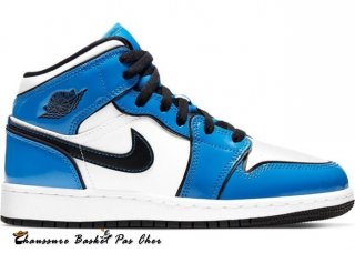 Air Jordan 1 Mid (Gs) Signal Bleu (BQ6931-402)