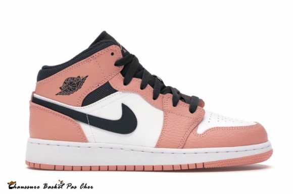 Jordan 1 Mid (Gs) Rose Quartz (555112-603)