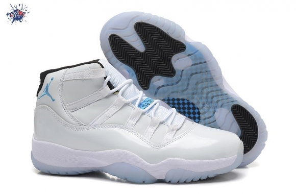 Meilleures Air Jordan 11 Blanc Bleu