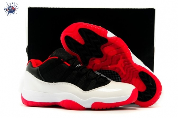 Meilleures Air Jordan 11 Blanc Noir Rouge