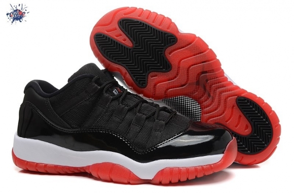 Meilleures Air Jordan 11 Noir Blanc Rouge