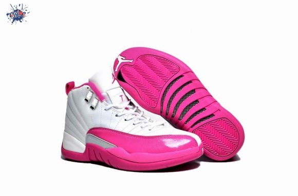 Meilleures Air Jordan 12 Rose Blanc