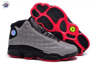 Meilleures Air Jordan 13 Gris Noir Rouge